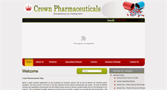 Desktop Screenshot of crownpharmaceuticals.com